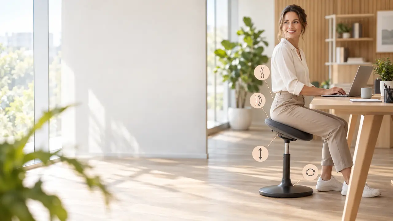 Tabouret ergonomique : 4 clés pour en finir avec le mal de dos au bureau