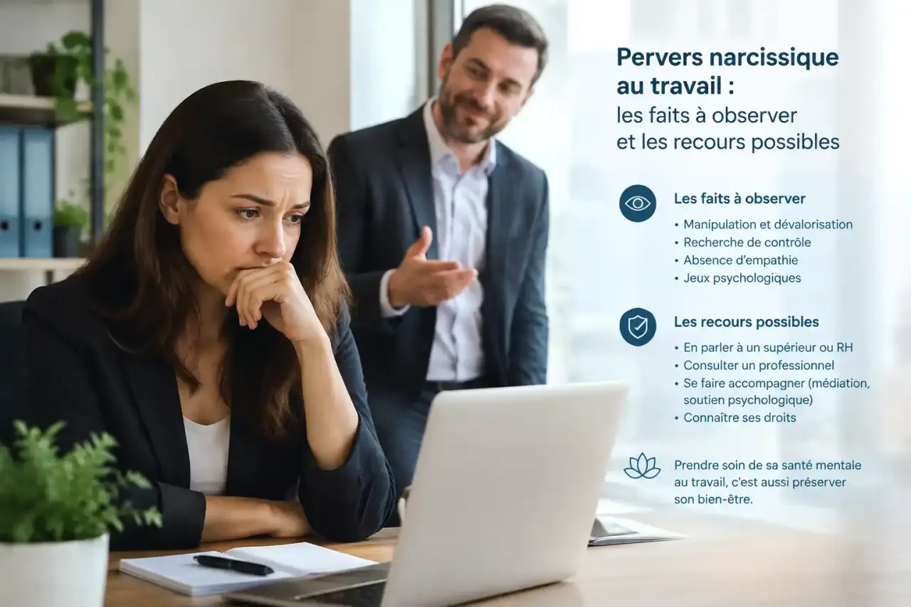 Pervers narcissique au travail : les faits à observer et les recours possibles