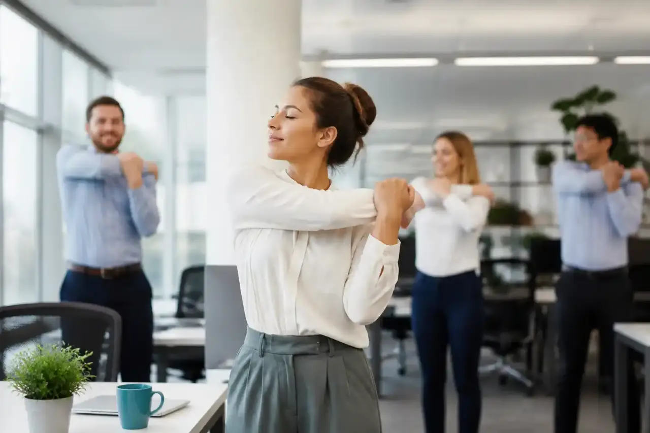 Espace de travail moderne et minimaliste favorisant la QVT en 2026