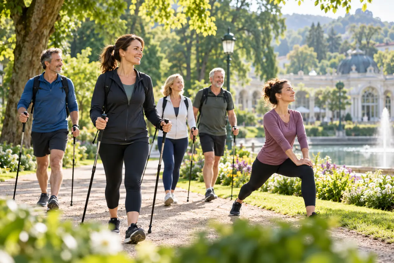 Sport Nature Santé à Vichy : marche nordique, posture ou détente, quelle séance choisir ?