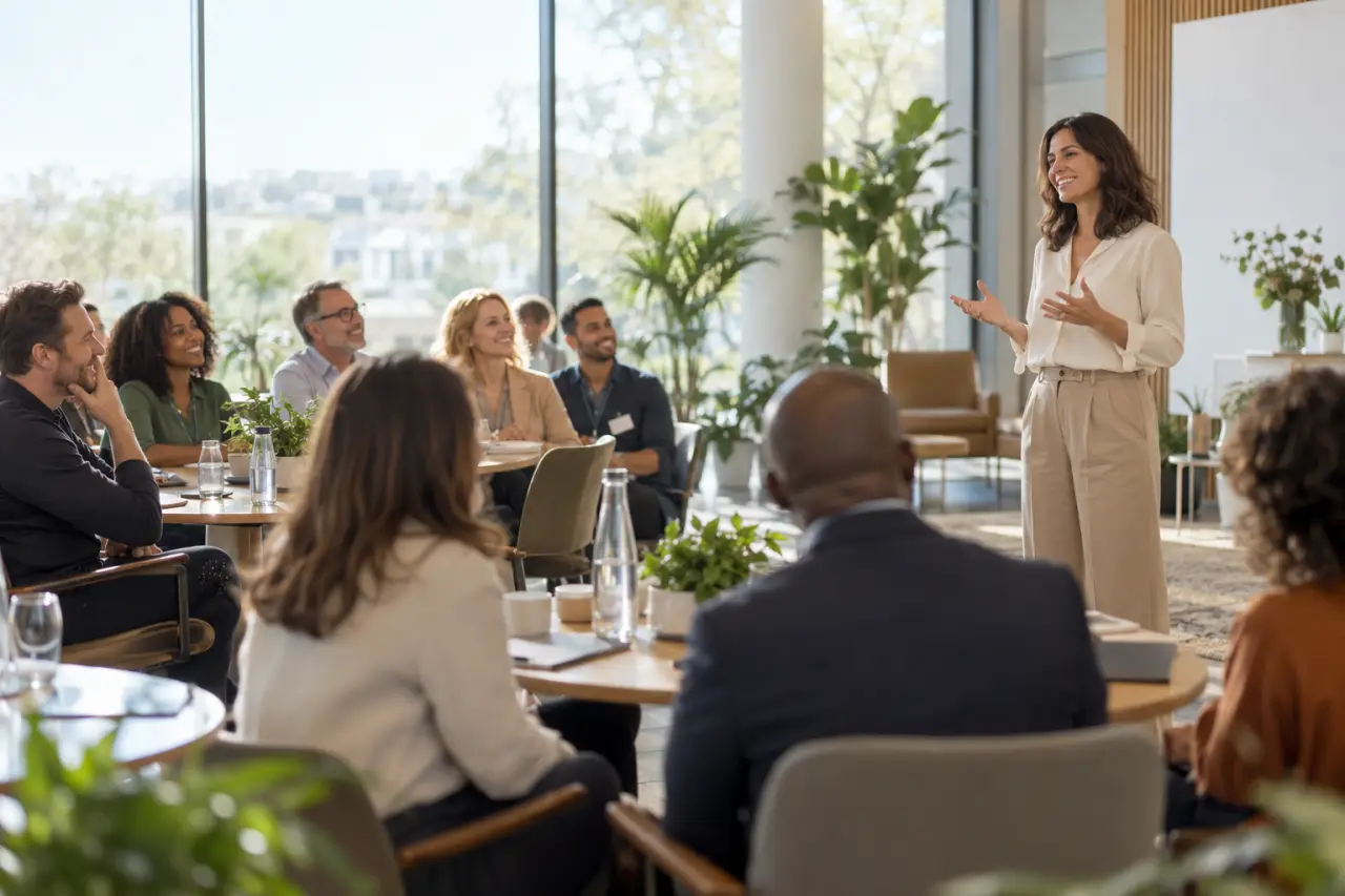 Une conférence pour entreprise fédère les équipes quand elle répond à un objectif concret