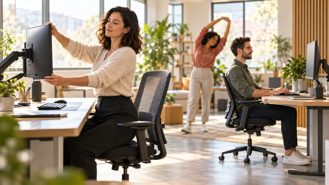 Prévention des TMS au bureau : un bon fauteuil ne suffit pas