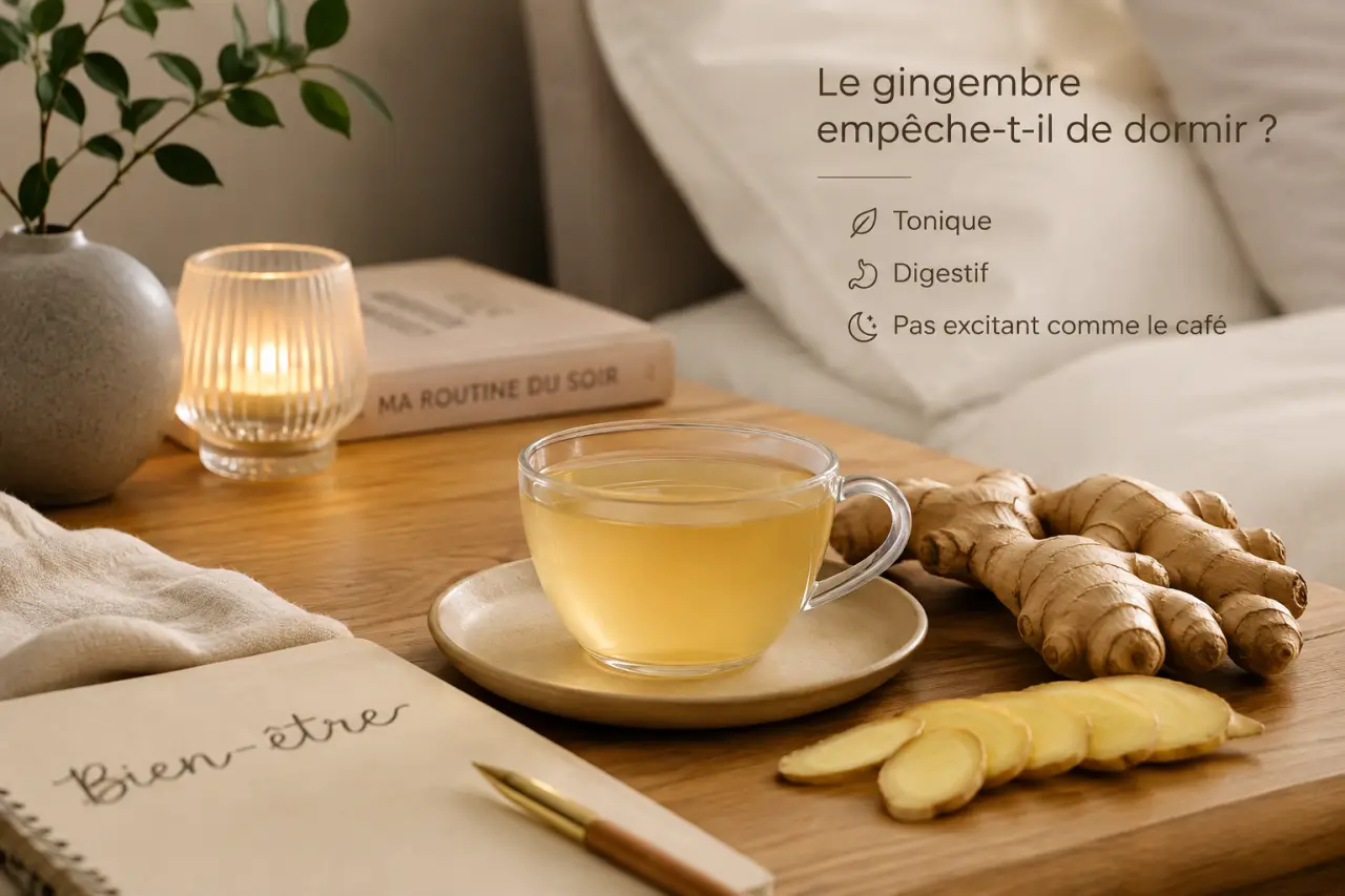 Le gingembre empêche-t-il de dormir ? Tonique, digestif, pas excitant comme le café